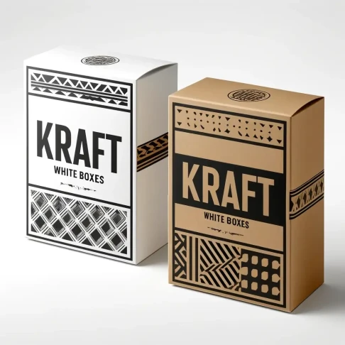 Kraft White Boxes